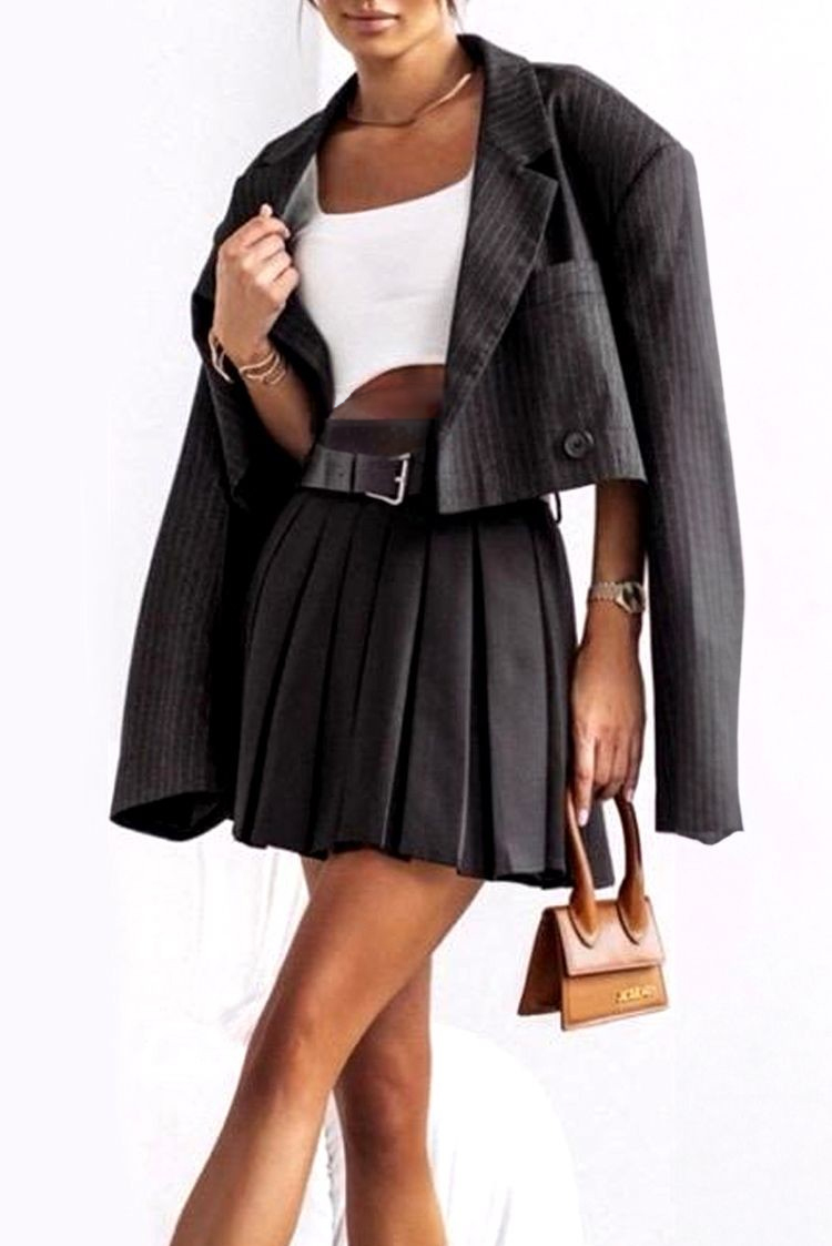 φούστα POLINSA BLACK - 1