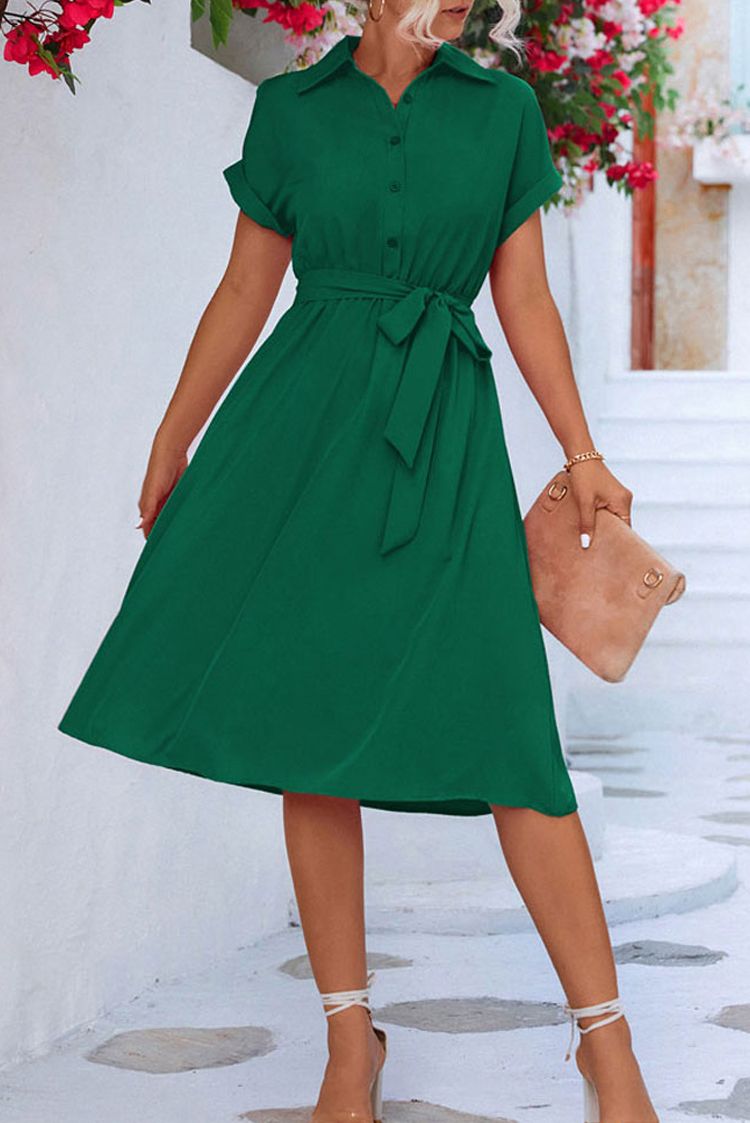 φόρεμα MELINTA GREEN - 1