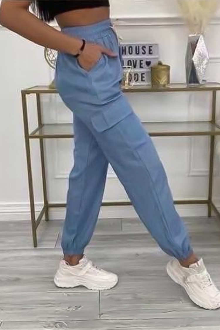 παντελόνι RODRELSA LIGHT BLUE - 1