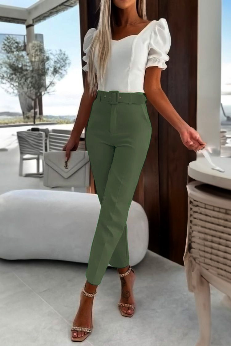 παντελόνι FLOSINA KHAKI - 1