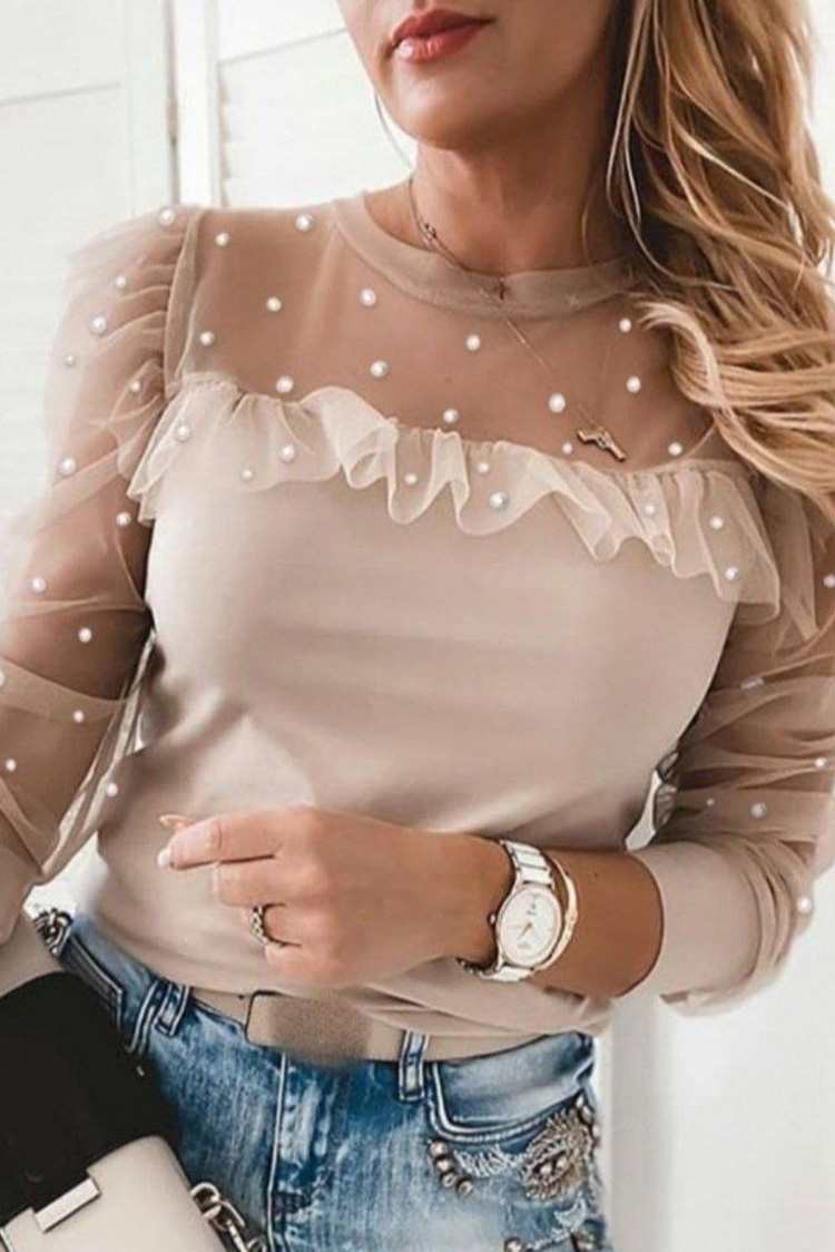 IVET γυναικεία μπλούζα GALAXENA BEIGE - 1 2025
