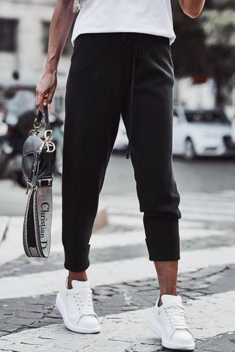 Dámské sportovní kalhoty GLADIS BLACK, Barva: černá, IVET.EU - Stylové oblečení