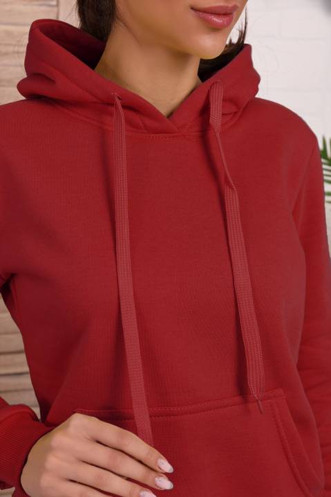 Dámska mikina POLLY RED, Farba: červená, IVET.EU - Štýlové oblečenie