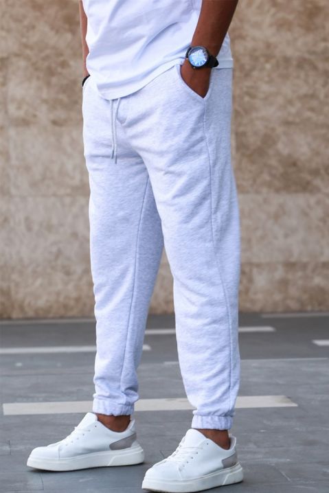 Pánské kalhoty TIMBER WHITE, Barva: bílá, IVET.EU - Stylové oblečení