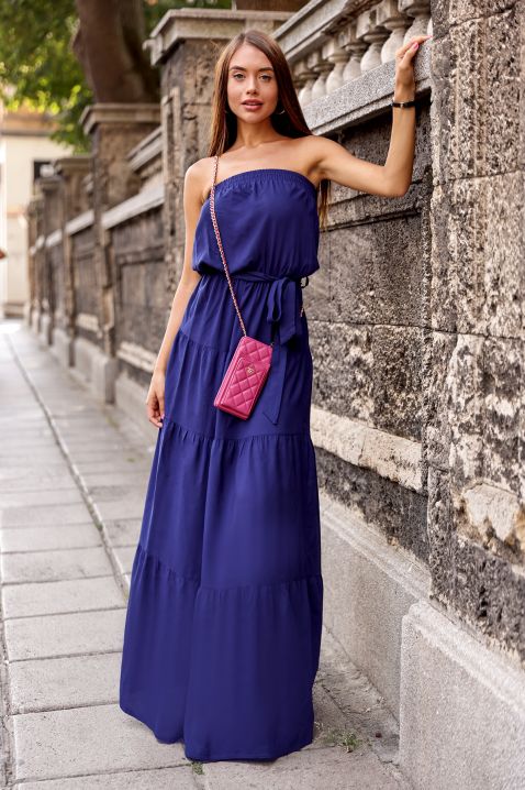 Φόρεμα KUBANA NAVY, Χρώμα: σκούρο μπλε, IVET.EU - Εκπτώσεις έως -80%
