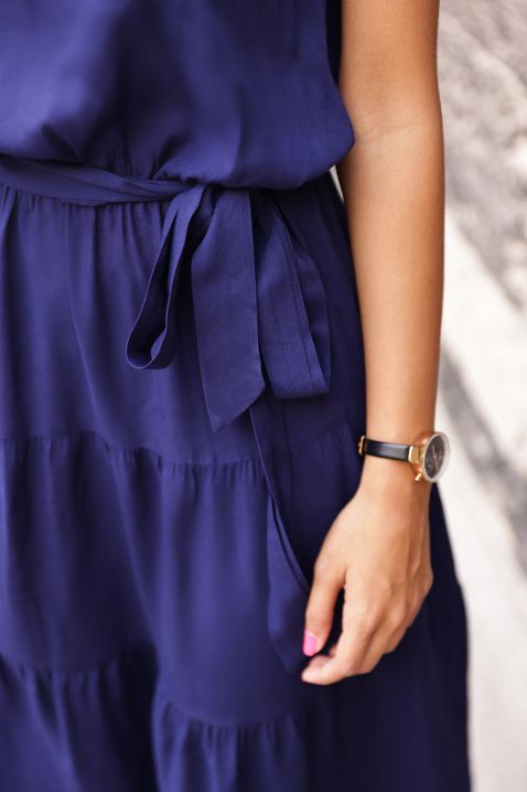 Φόρεμα KUBANA NAVY, Χρώμα: σκούρο μπλε, IVET.EU - Εκπτώσεις έως -80%