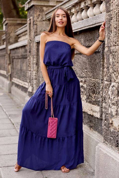 Suknelė KUBANA NAVY, Spalvos: tamsiai mėlyna, IVET.EU - Madinga apranga