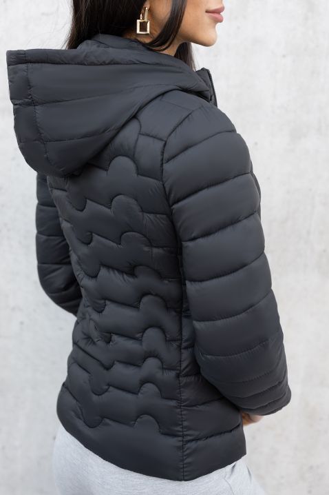 Dámska bunda NATALA BLACK, Farba: čierna, IVET.EU - Štýlové oblečenie