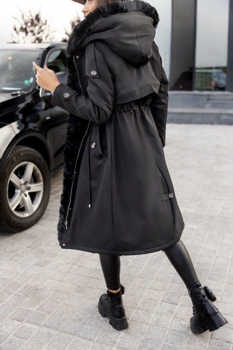 Dámska bunda PATRISIA BLACK, Farba: čierna, IVET.EU - Štýlové oblečenie