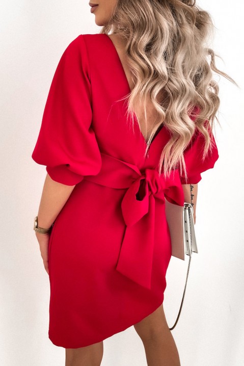 Šaty KLARISIA RED, Farba: červená, IVET.EU - Štýlové oblečenie