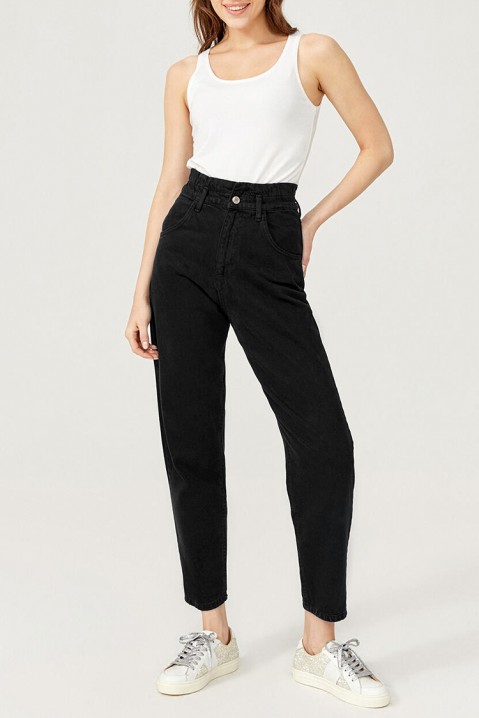 Dámske jeansy KARIFA BLACK, Farba: čierna, IVET.EU - Štýlové oblečenie