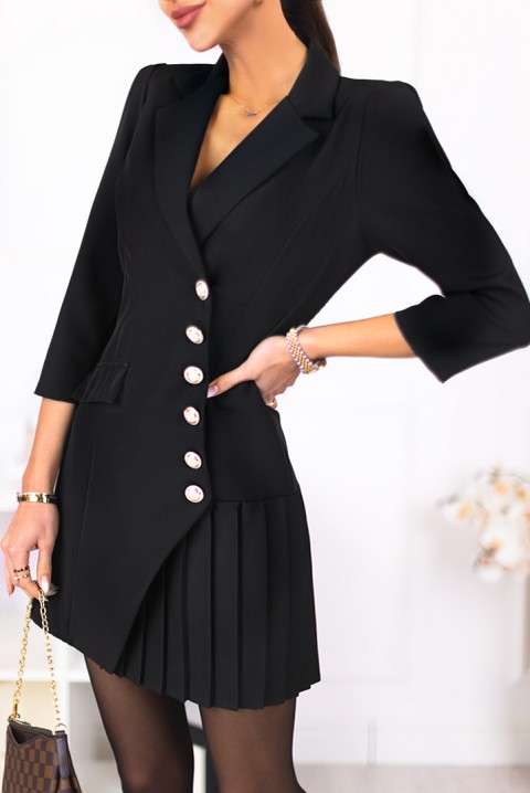 Φόρεμα KRISTINA BLACK, Χρώμα: μαύρο, IVET.EU - Εκπτώσεις έως -80%