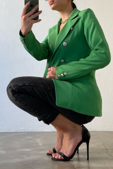 Dámské sako KRISALDA, Barva: zelená, IVET.EU - Stylové oblečení