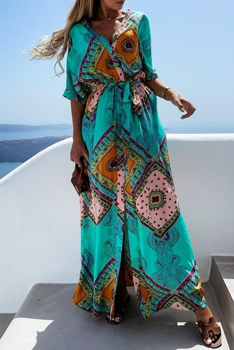Φόρεμα BOHOLMA TURQUA, Χρώμα: χρωματιστό, IVET.EU - Εκπτώσεις έως -80%
