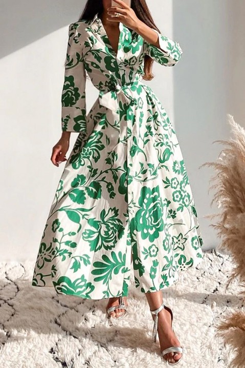 Suknelė JUVELA, Spalvos: žalia, IVET.EU - Madinga apranga