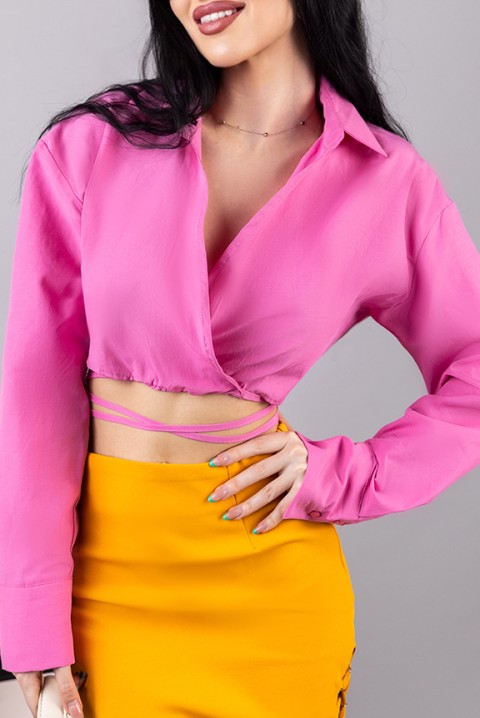 Γυναικείο πουκάμισο ZEDALA PINK, Χρώμα: ροζ, IVET.EU - Εκπτώσεις έως -80%