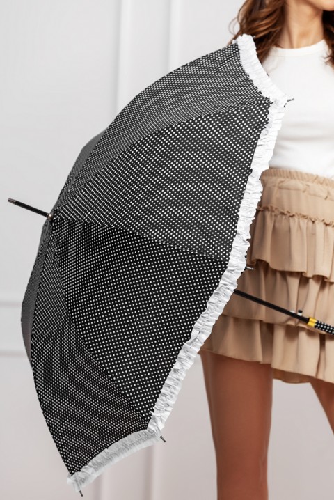 Deštník DOLIMANA BLACK, Barva: bíločerná, IVET.EU - Stylové oblečení