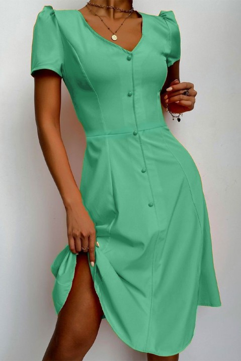 Šaty ELPINDA GREEN, Farba: zelená, IVET.EU - Štýlové oblečenie