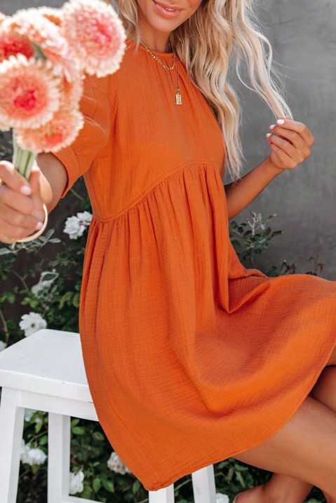 Šaty BELHOMA ORANGE, Barva: oranžová, IVET.EU - Stylové oblečení