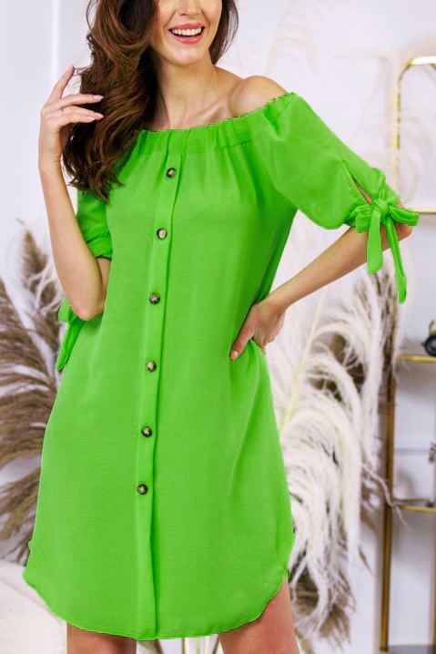 Šaty FORDERA GREEN, Farba: zelená, IVET.EU - Štýlové oblečenie