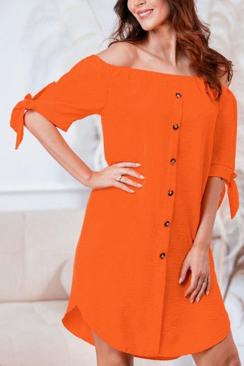 Šaty FORDERA ORANGE, Farba: oranžová, IVET.EU - Štýlové oblečenie