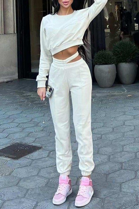 Dámská souprava BILGINA WHITE, Barva: bílá, IVET.EU - Stylové oblečení