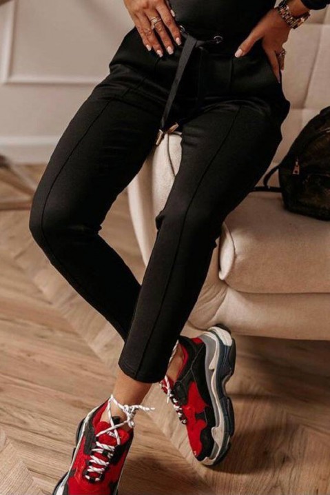 Dámské sportovní kalhoty STRAVIVA BLACK, Barva: černá, IVET.EU - Stylové oblečení