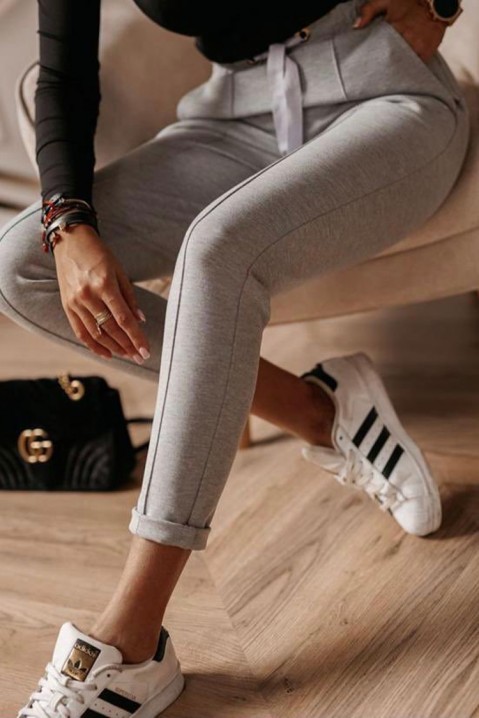 Dámské sportovní kalhoty STRAVIVA GREY, Barva: šedá, IVET.EU - Stylové oblečení