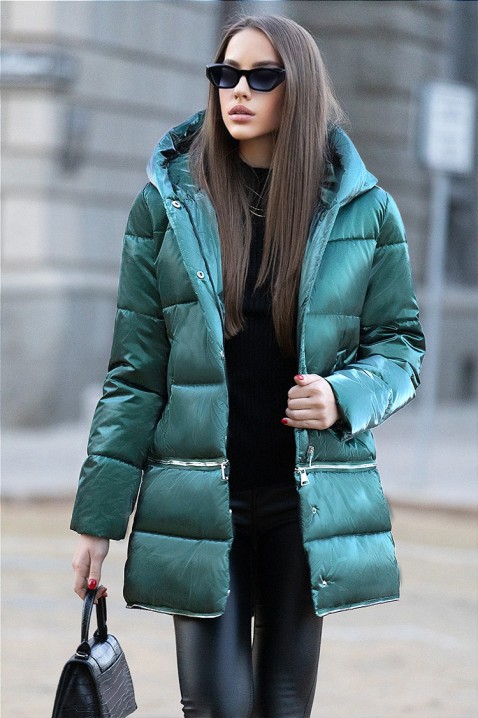 Dámská bunda SINELA GREEN, Barva: zelená, IVET.EU - Stylové oblečení