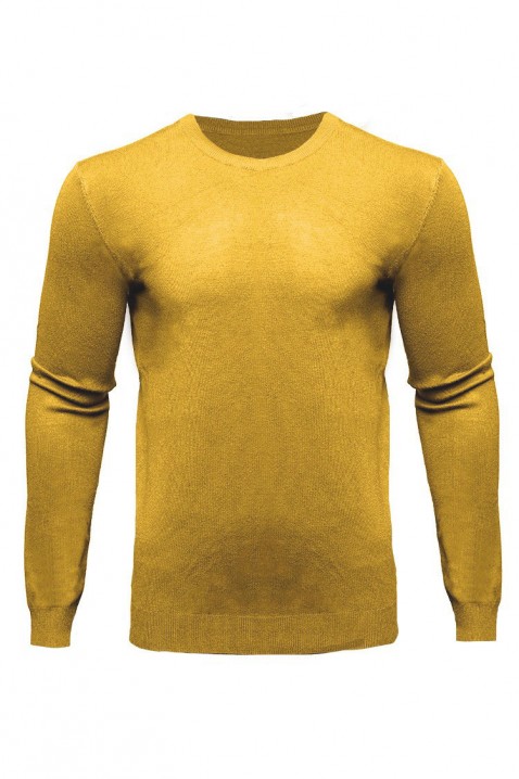 Pánský svetr RODOS MUSTARD, Barva: hořčicová, IVET.EU - Stylové oblečení