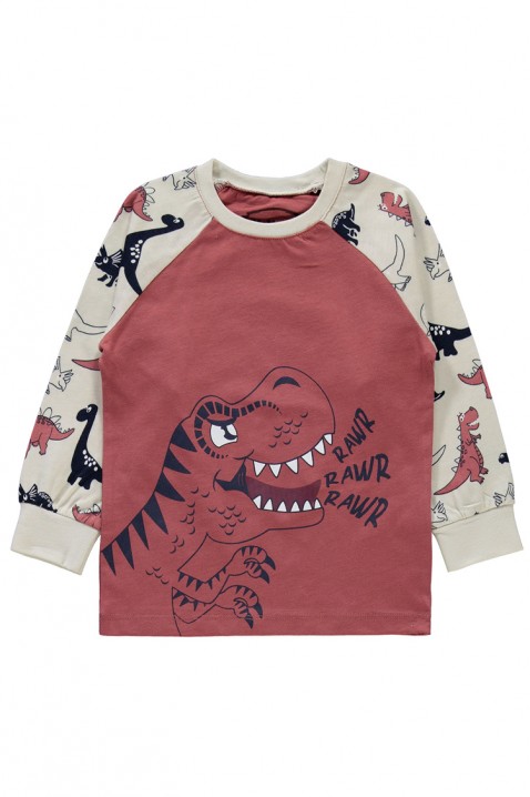 Pyžamo pro chlapce T-REX BEIGE, Barva: mnohobarevná, IVET.EU - Stylové oblečení