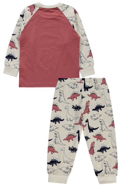 Pyžamo pro chlapce T-REX BEIGE, Barva: mnohobarevná, IVET.EU - Stylové oblečení