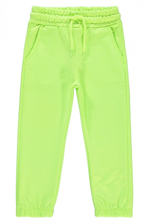 Kalhoty pro dívku SHINELA, Barva: neonová, IVET.EU - Stylové oblečení