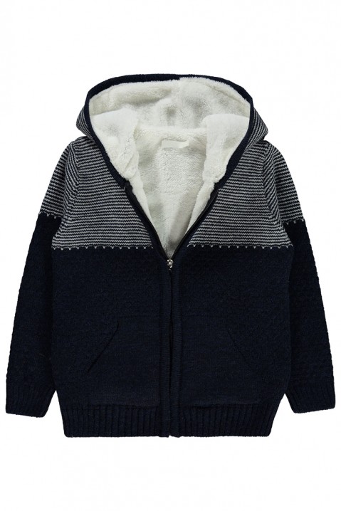 Vestička pro chlapce KNIT NAVY, Barva: tmavomodrá, IVET.EU - Stylové oblečení