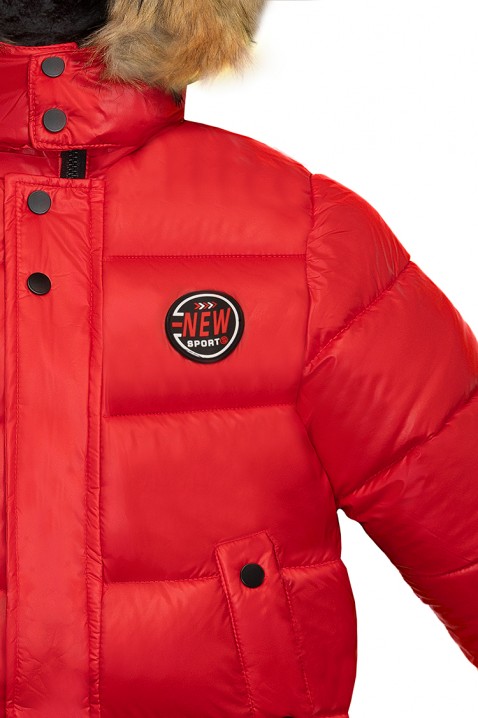 Chlapecká bunda SANTORE RED, Barva: červená, IVET.EU - Stylové oblečení