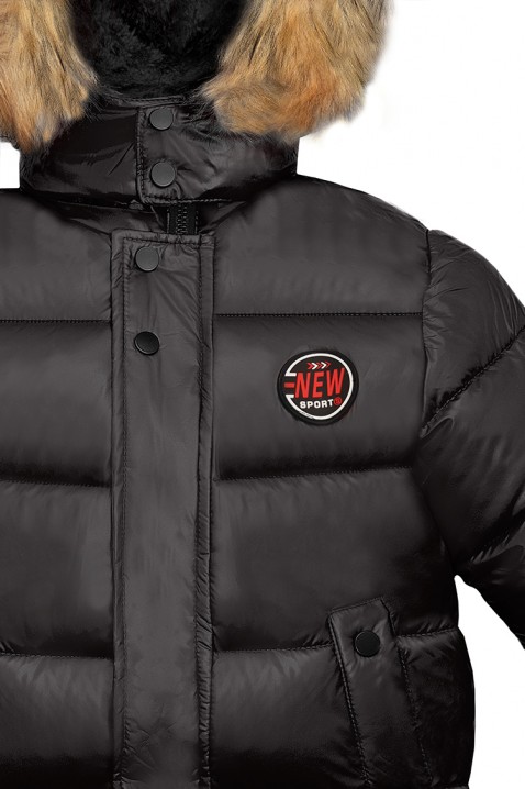 Chlapecká bunda SANTORE BLACK, Barva: černá, IVET.EU - Stylové oblečení