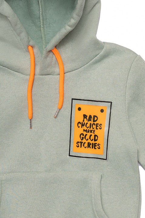 Chlapecká mikina WESTRON GREY, Barva: šedá, IVET.EU - Stylové oblečení