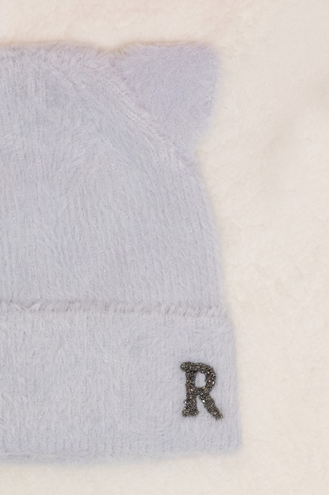 Čepice pro dívku KITTENY LIGHT GREY, Barva: světle šedá, IVET.EU - Stylové oblečení