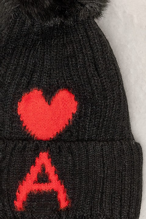 Souprava pro dívky HEARTENA BLACK, Barva: černá, IVET.EU - Stylové oblečení