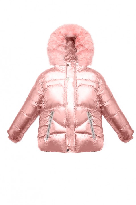 Dívčí bunda SHININY PINK, Barva: ružová, IVET.EU - Stylové oblečení