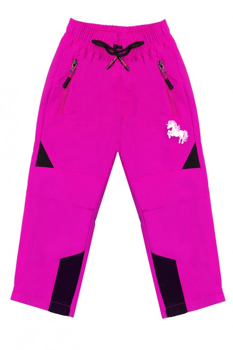 Lyžařské kalhoty pro dívky TROWSERA FUCHSIA, Barva: fuchsiová, IVET.EU - Stylové oblečení