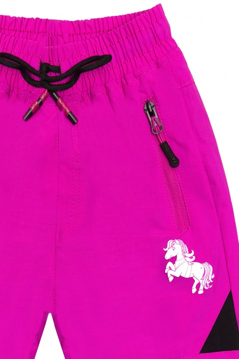 Lyžařské kalhoty pro dívky TROWSERA FUCHSIA, Barva: fuchsiová, IVET.EU - Stylové oblečení