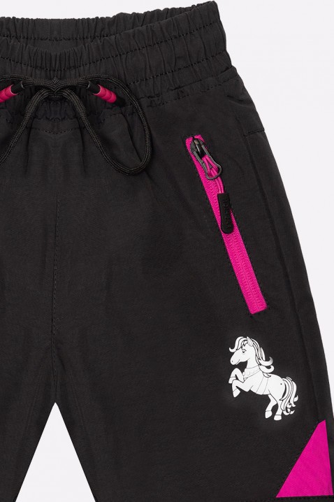 Lyžařské kalhoty pro dívky TROWSERA BLACK, Barva: černá, IVET.EU - Stylové oblečení