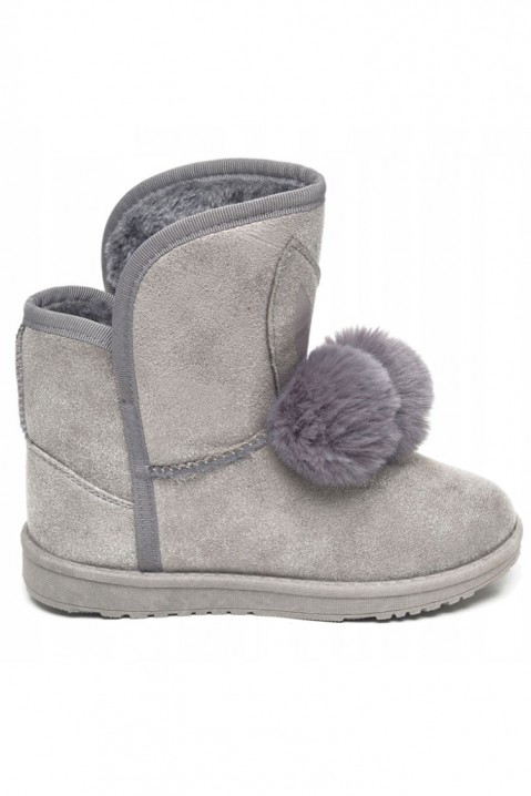 Boty pro dívky UGEENA GREY, Barva: šedá, IVET.EU - Stylové oblečení