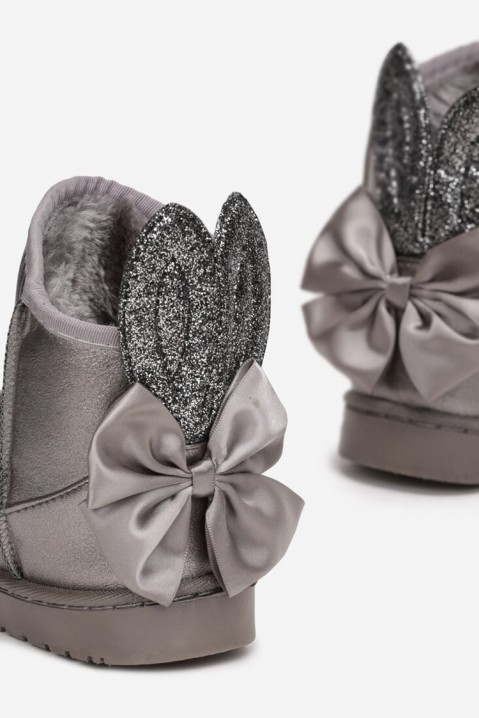 Boty pro dívky AFTHIALA GREY, Barva: šedá, IVET.EU - Stylové oblečení