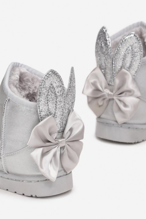 Boty pro dívky AFTHIALA SILVER, Barva: štříbrná, IVET.EU - Stylové oblečení