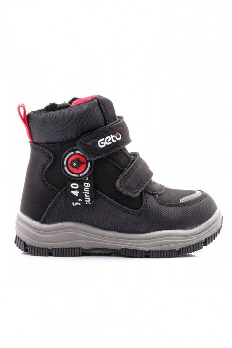 Boty pro chlapce COSY, Barva: černá, IVET.EU - Stylové oblečení