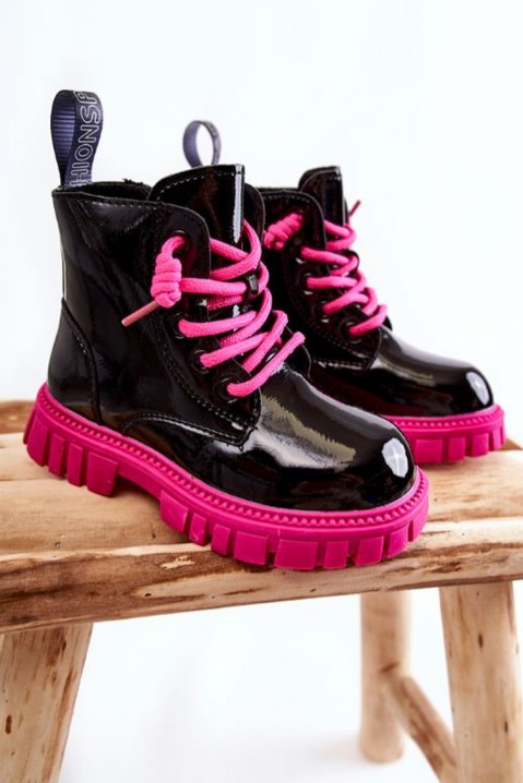 Boty pro dívky FASHIONISTA FUCHSIA, Barva: černá, IVET.EU - Stylové oblečení