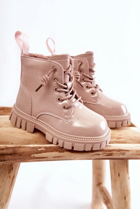 Boty pro dívky FASHIONISTA BEIGE, Barva: béžová, IVET.EU - Stylové oblečení