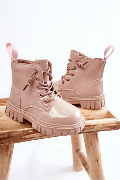 Boty pro dívky FASHIONISTA BEIGE, Barva: béžová, IVET.EU - Stylové oblečení